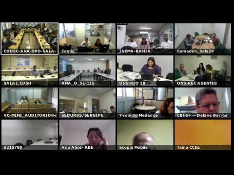 Reunião de avaliação da bacia do rio São Francisco - 16/04/2019