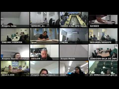 Sala de Acompanhamento do Sistema Hídrico do Rio São Francisco - 03/06/2019