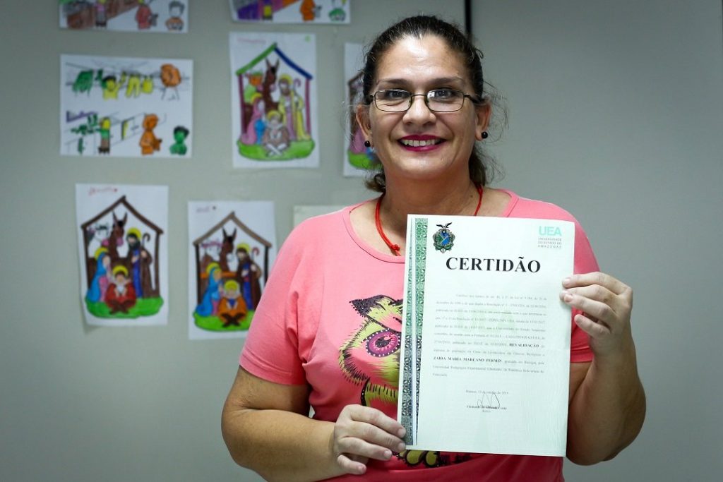 A venezuelana Zaida Martins participou do projeto do ACNUR em parceria com a ONG Compassiva para a revalidação de diplomas como importante mecanismo de integração local. Foto: ACNUR/Felipe Irnaldo