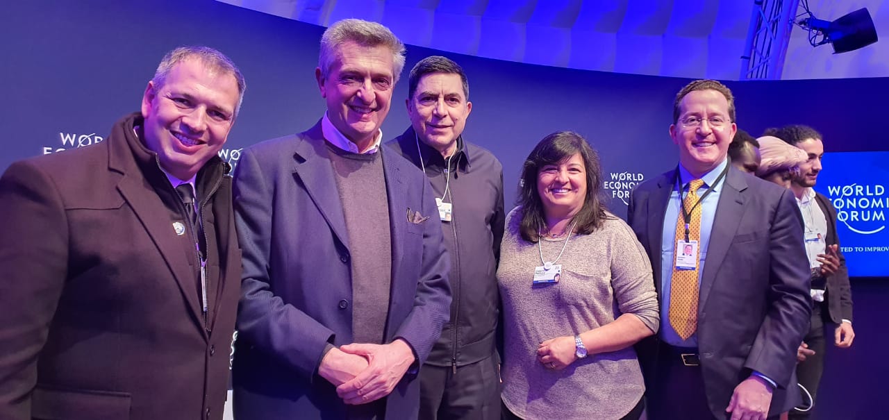 Evento contou com a participação de Ricardo Levisky, presidente da Levisky Legado; Filippo Grandi, Alto Comissário da ONU para Refugiados; Luiz Carlos Trabuco Cappi, presidente do Conselho de Administração do Bradesco; Glaucimar Peticov, diretora executiva do Bradesco; e Adriano Abdo, membro do Comitê Mobilizador do ACNUR Brasil – Foto: divulgação