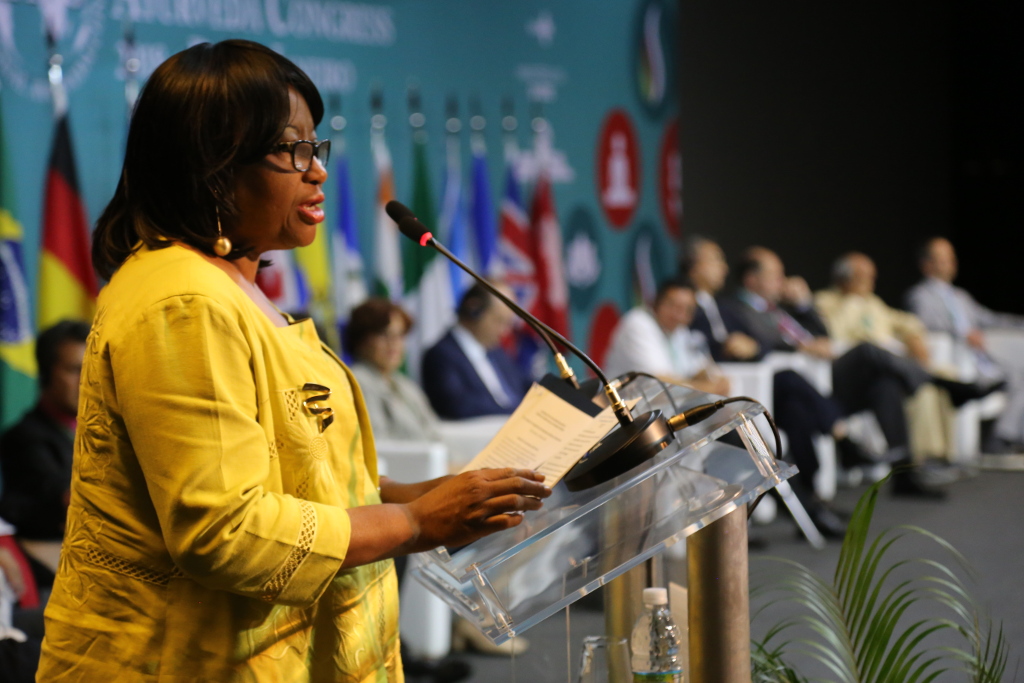 Diretora da Organização Pan-Americana da Saúde (OPAS/OMS), Carissa F. Etienne. Foto: UNIC Rio/Brenno Felix