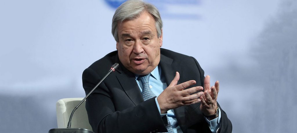 O secretário-geral da ONU, António Guterres. Foto: TASS/UN DPI