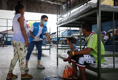 Em Manaus, ACNUR e parceiros realizam realocação de população indígena da etnia warao para abrigos temporários. Foto: ACNUR/Felipe Irnaldo