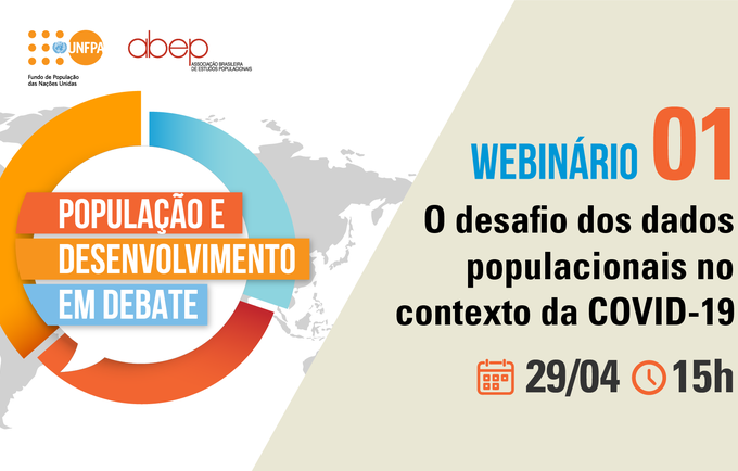 O webinário será transmitido no canal do UNFPA Brasil no Youtube. Arte: UNFPA