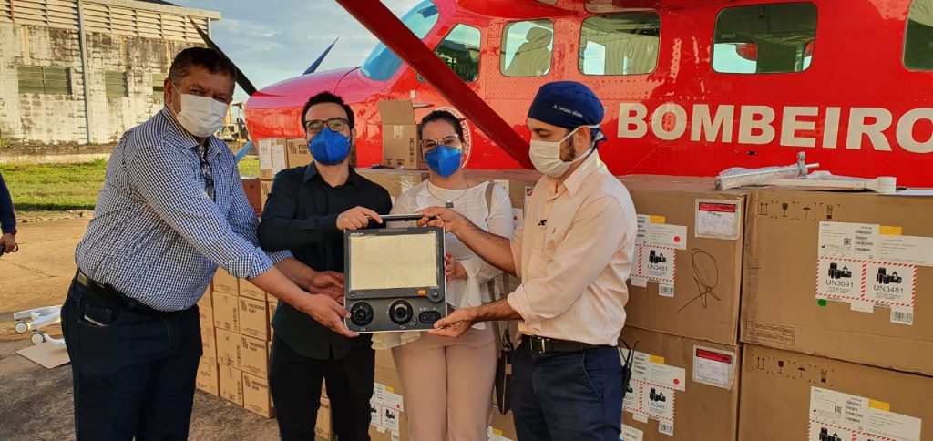 UNOPS comprou 25 ventiladores pulmonares que serão destinados a hospitais do estado de Rondônia. Foto: TRT14