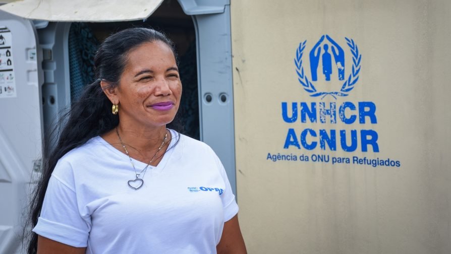 Ismenia works daily to ensure the protection of those who live in the Rondon 1 shelter. Photo: Tainanda Soares/ACNUR