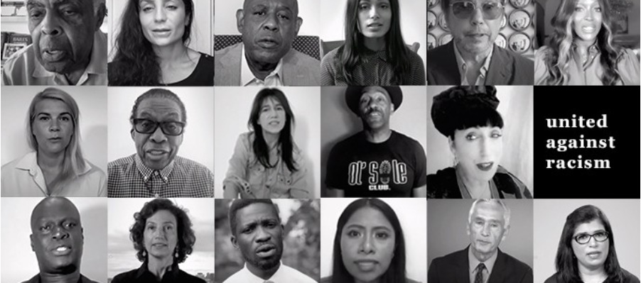 Campanha Unidos contra o Racismo reuniu artistas de todo o mundo. Foto: Reprodução