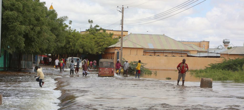 Inundações em Belet Weyne, Somália. Foto: UNSOM