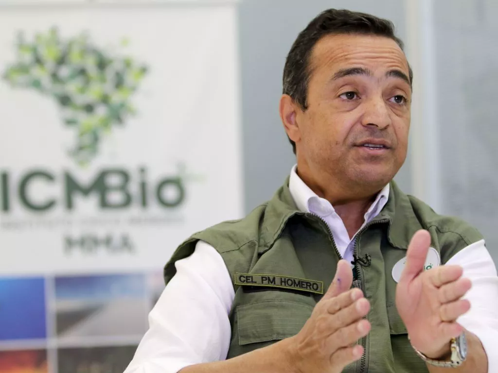 Entrevista do  presidente do ICMBio, Homero George Cerqueira