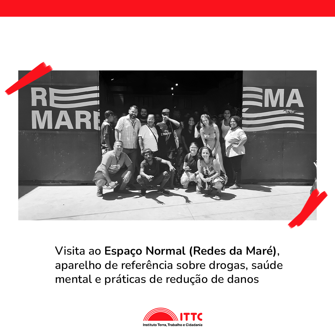 Foto de representantes do ITTC e representantes da Redes da Maré