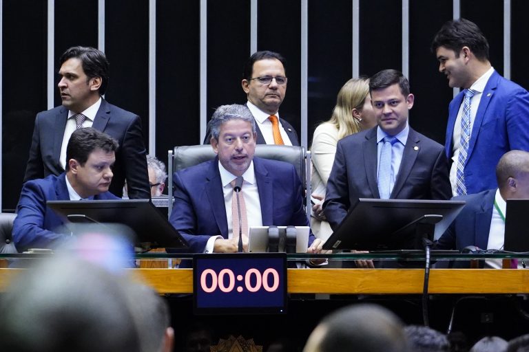 Sessão para a votação de propostas legislativas. Presidente da Câmara dos Deputados, Artur Lira