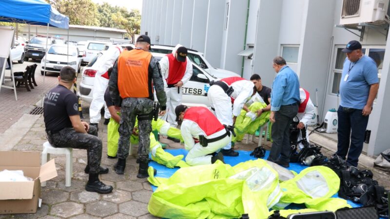 Simulado de emergência com produtos químicos encerra curso da CETESB (5)