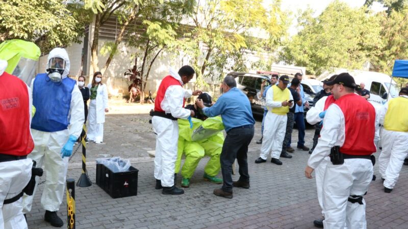 Simulado de emergência com produtos químicos encerra curso da CETESB (8)