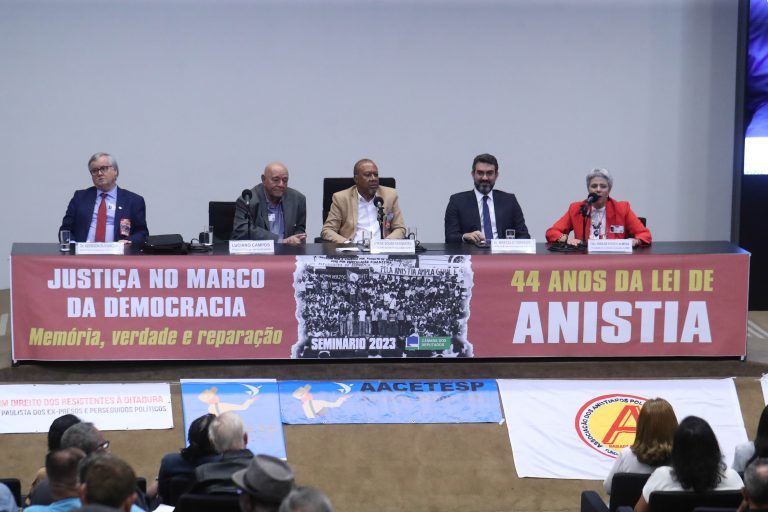 Seminário “44 Anos da Lei da Anistia: Justiça no Marco da Democracia”.