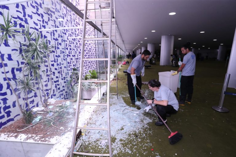 Brasília - Congresso - Prédio da Câmara dos Deputados após invasão de manifestantes em 8 de janeiro de 2023