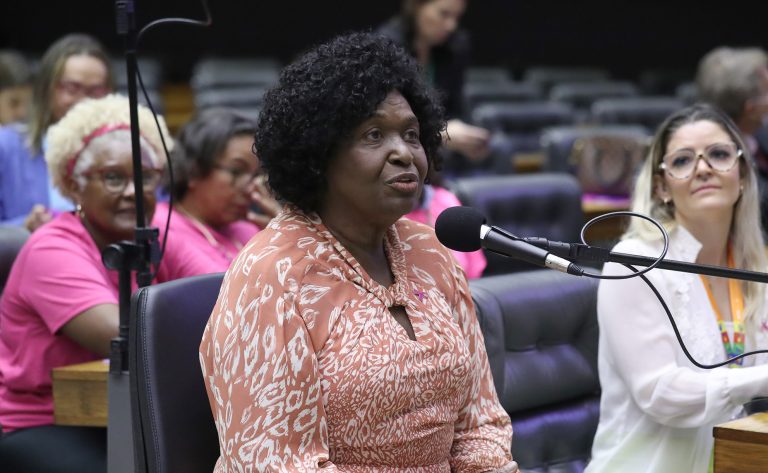 Deputada Benedita da Silva discursa no plenário