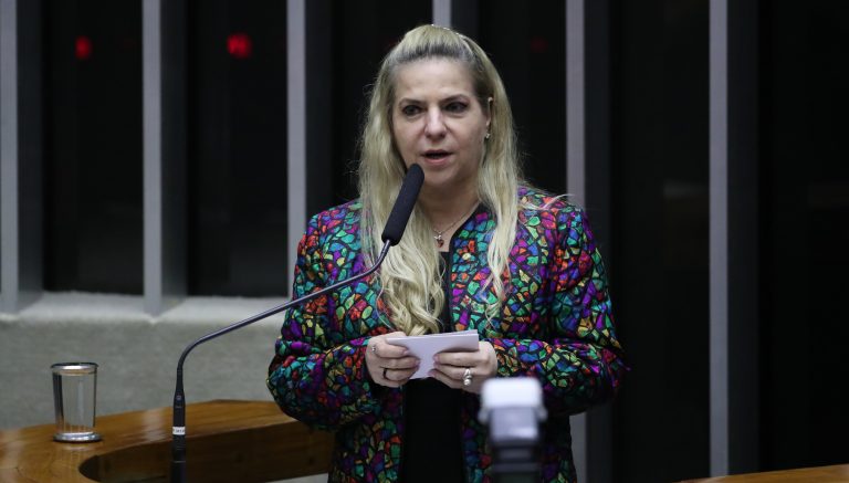 Luizianne Lins discursa na tribuna do Plenário