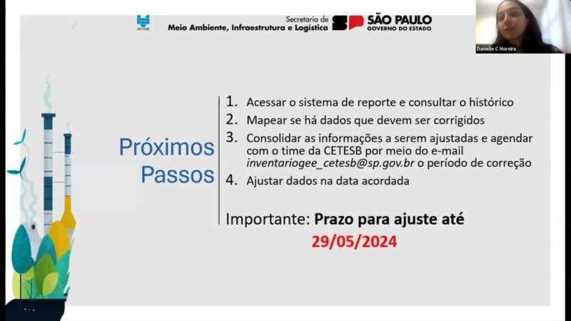 Workshop visa aprimorar relatórios de emissão de gases de efeito estufa GEE-1