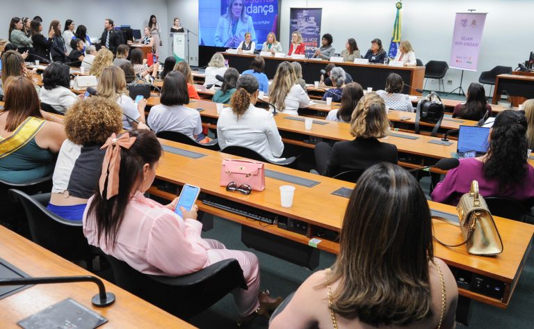 Seminário: Elas querem igualdade. Deputada Distrital, Dayse Amarilio. Vice-governadora do Distrito Federal, Celina Leão. Dep. Maria do Rosário (PT - RS). Dep. Benedita da Silva (PT - RJ). Dep. Soraya Santos (PL - RJ). Presidente Nacional do Grupo Mulheres do Brasil, Luiza Helena Trajano. Presidente do Grupo Mulheres do Brasil - Brasília. Janete Vaz.