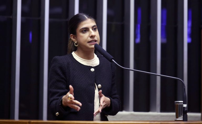 Camila Jara discursa no Plenário da Câmara