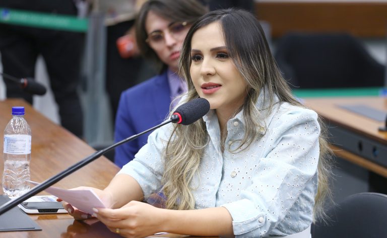 Deputada Andreia Siqueira (MDB-PA) fala na Comissão de Defesa dos Direitos das Pessoas com Deficiência