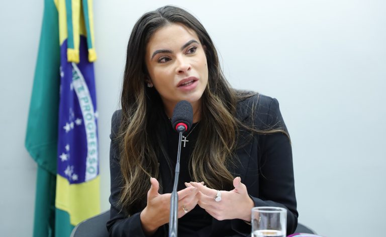 Deputada Yandra Moura (União-SE) fala na Comissões de Defesa dos Direitos da Mulher da Câmara dos Deputados