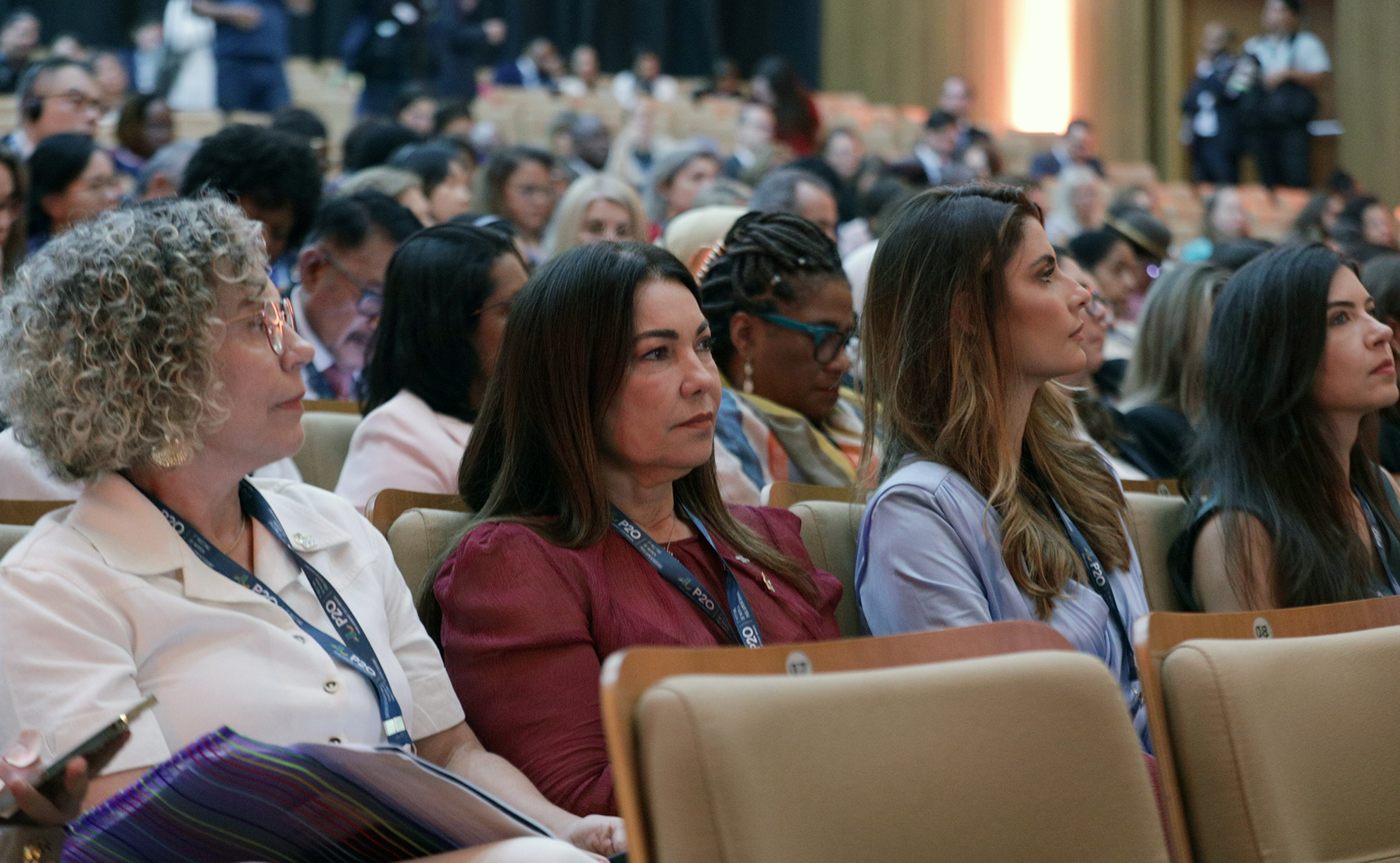 Participantes do encontro das mulheres parlamentares do P20