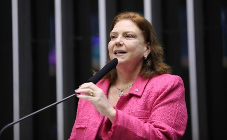 Deputada Fernanda Pessoa (União-CE) fala no Plenário da Câmara dos Deputados