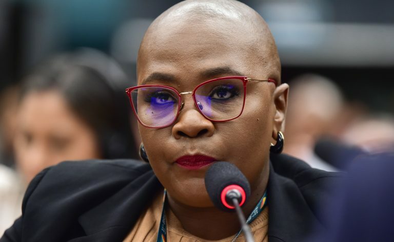 2ª Sessão de trabalho da Reunião de Mulheres Parlamentares do BRICS. South Africa (LH) – Mrs. Nqabisa Gantsho.