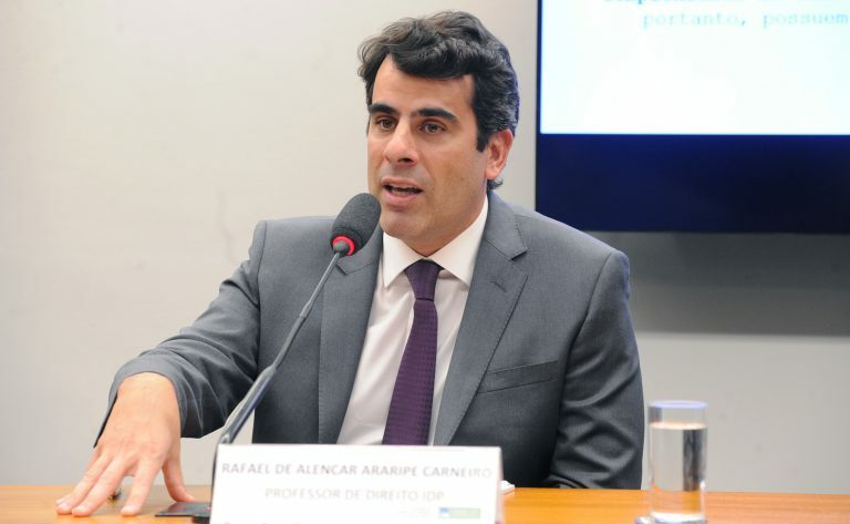 Audiência Pública - Prática abusiva de uso de processos de interdição de pessoas idosas. Professor e Advogado - Instituto Brasileiro de Ensino, Desenvolvimento e Pesquisa (IDP), Rafael De Alencar Araripe Carneiro