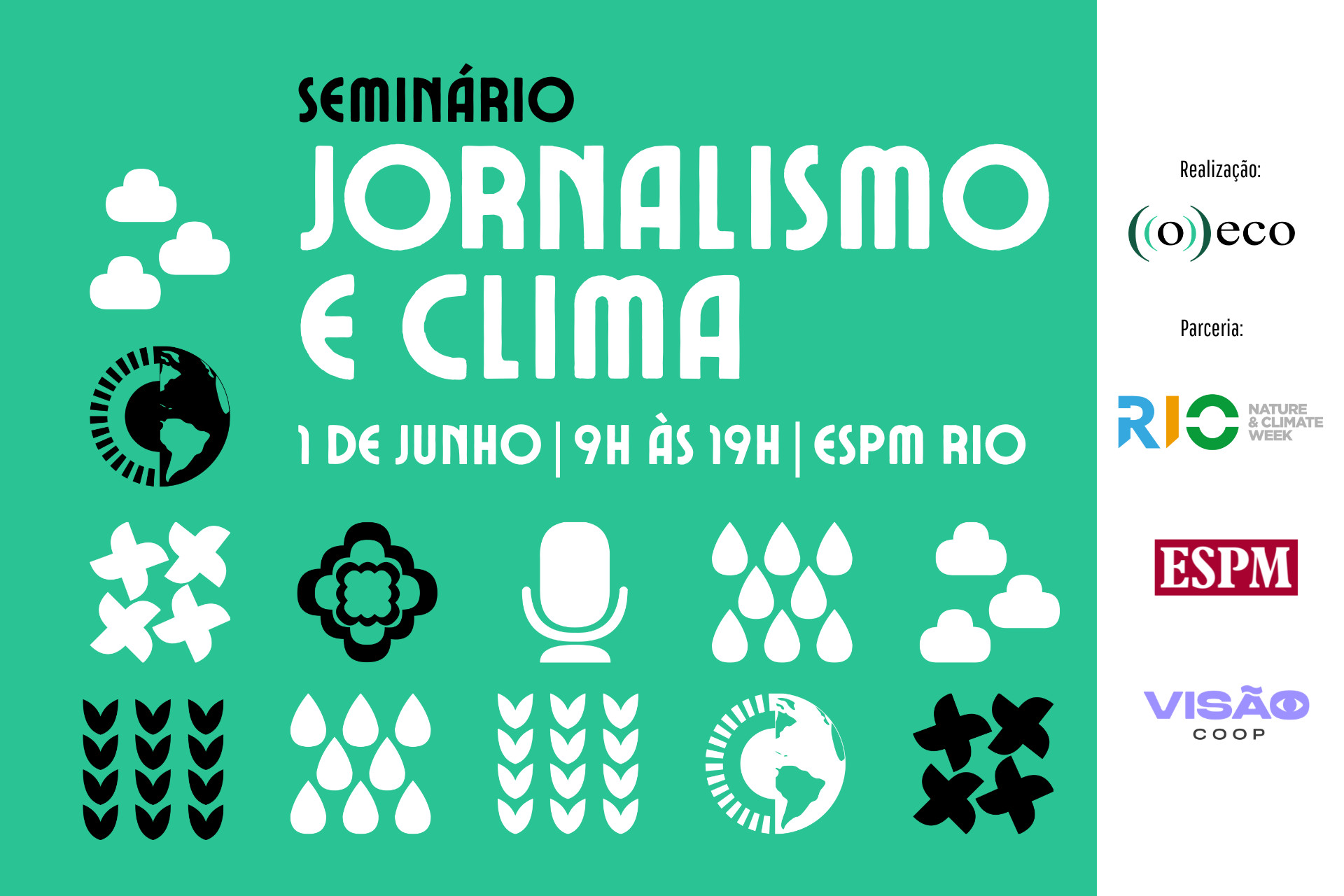 Seminário de Jornalismo e Clima de ((o))eco integra programação da Rio Nature and Climate Week