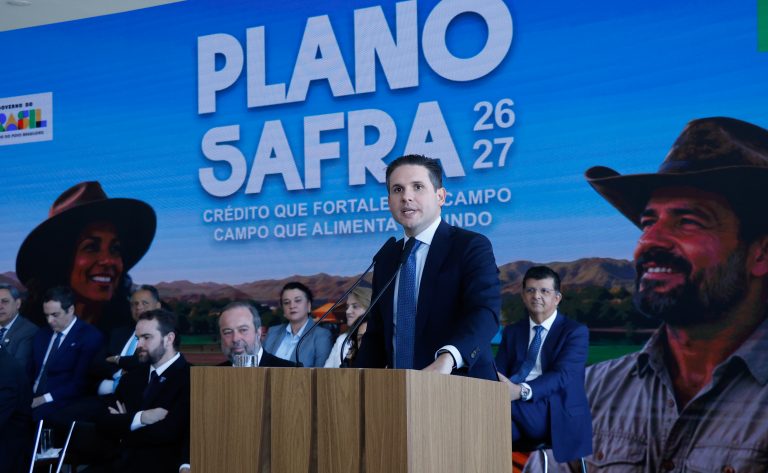Cerimônia do Lançamento do Plano Safra 2026/2027. Presidente da Câmara dos Deputados, Hugo Motta (REPUBLICANOS - PB)